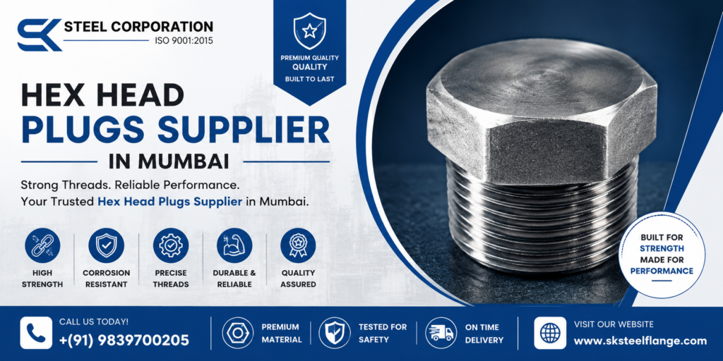 Hex Head Plugs Supplier in Mumbai
