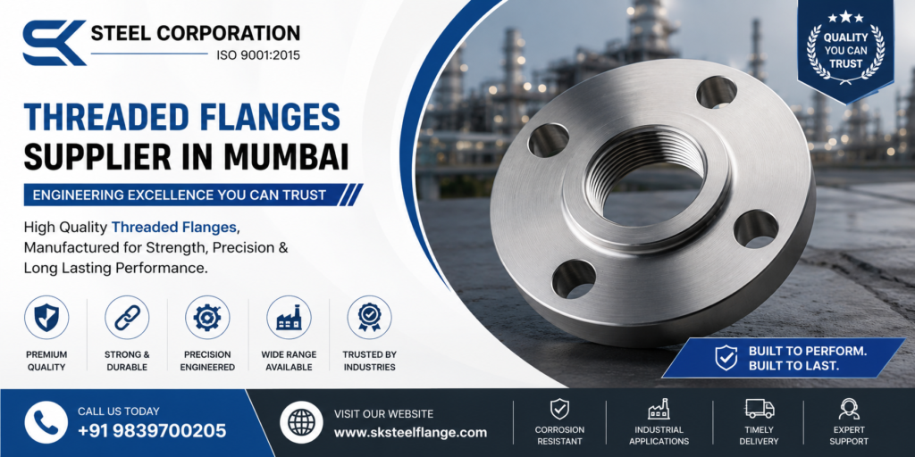 Threaded Flanges Supplier in Mumbai