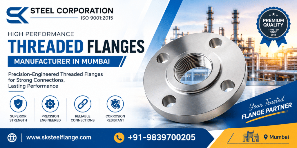 Threaded Flanges Manufacturer in Mumbai